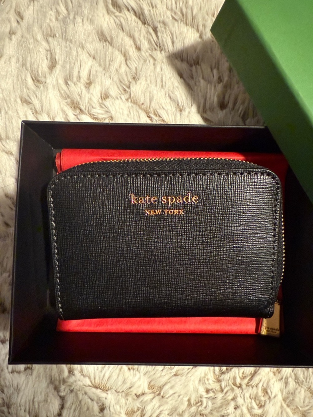 Kate spade mini leather wallet